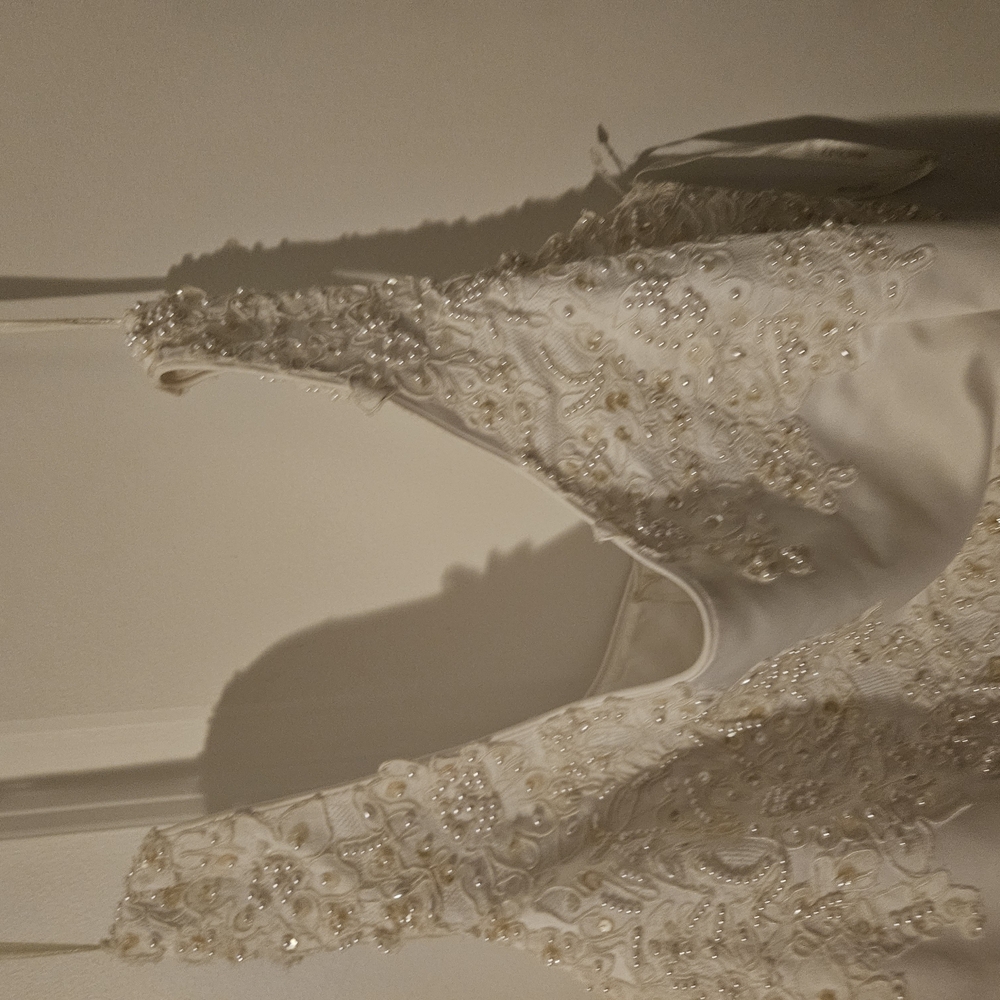 Elegant White Embellished Dress